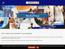 Tablet Screenshot of muchosviajes.net
